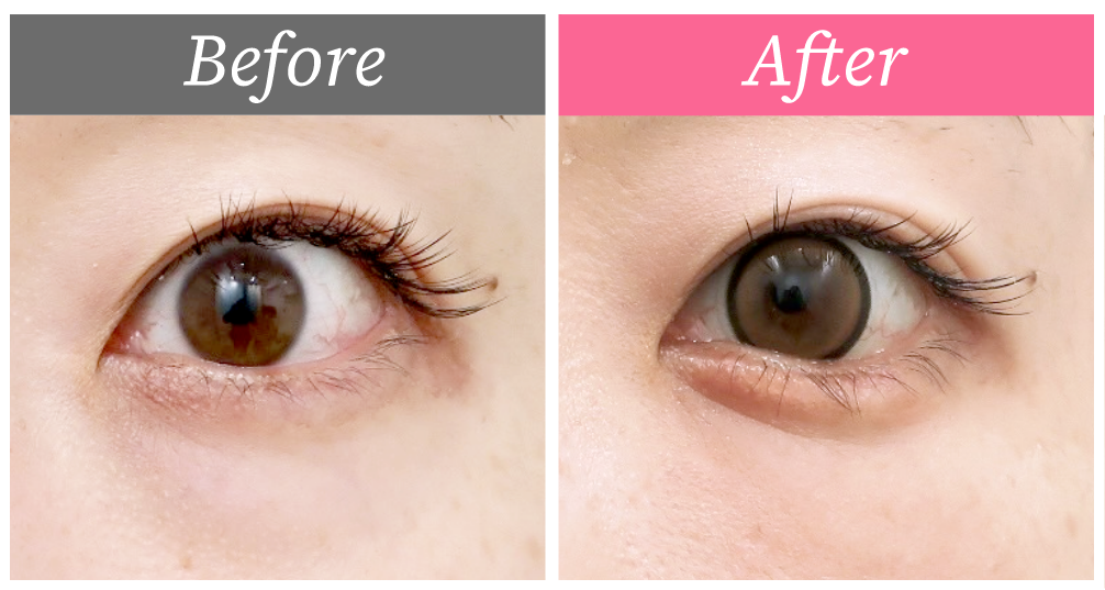 魅力的な目元デザイン