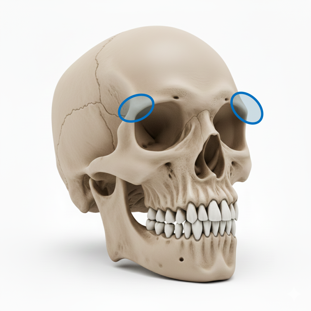 『「奥目」の原因は骨にあり？アイホールボーン削りで目元を明るく』の画像