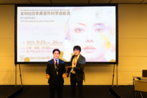 学会での発表の様子